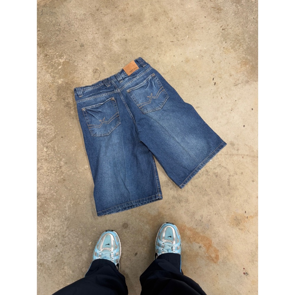 Jordan Craig Men's Denim Shorts Blue‎ Jean Casual